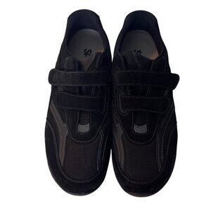 SAS Mens Black Hook and loop closure Athletic Shoes Size 11M